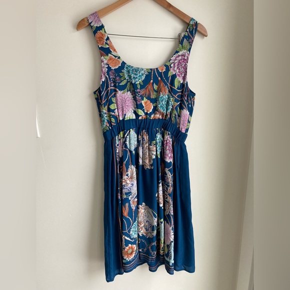 MOULINETTE SOEURS ANTHROPOLOGIE Mabel Silk Dress size Small - Picture 3 of 14